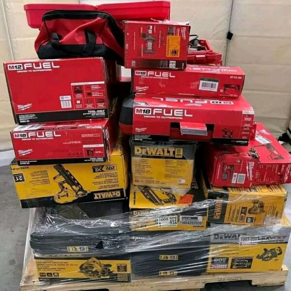 DeWALT and Milwaukee tools pallets,tools pallet,liquidation tools